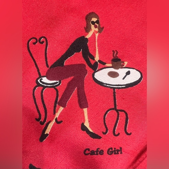 The Girls | ladies, made in Italy, silk scarf. - Picture 4 of 16